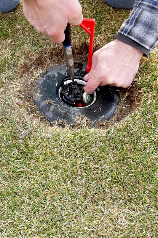 Yard Sprinkler Repair detail